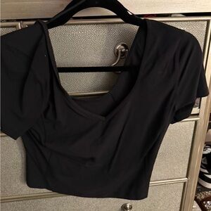 lululemon athletica Black Crop Top